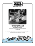 Fisher-Price 74350 Motorized Toy Car User Manual