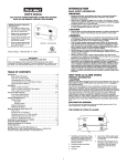 First Alert FCD4 Carbon Monoxide Alarm User Manual