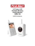 First Alert DWB-740 Baby Monitor User Manual