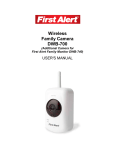 First Alert DWB-700 Home Security System User Manual