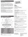 First Act FDI35 Electronic Keyboard User Manual