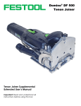 Festool PN574332	 Biscuit Joiner User Manual