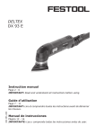 Festool DX 93 E Sander User Manual
