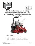 Ferris Industries 5900645 Lawn Mower User Manual