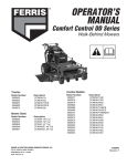 Ferris Industries 5900633 Lawn Mower User Manual