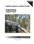 E-Z-GO 602080 Automobile User Manual
