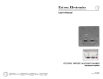 Extron electronic APP Stereo Amplifier User Manual