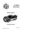 Excalibur electronic 9396 Motorized Toy Car User Manual
