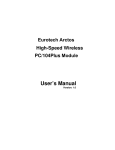 Eurotech Appliances PC/104PLUS Network Card User Manual