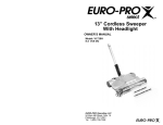Euro-Pro V1730H Lawn Sweeper User Manual