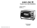 Euro-Pro K4245W Toaster User Manual