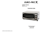 Euro-Pro EP279 Toaster User Manual
