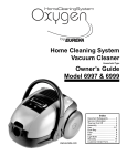 Eureka 6997 Vacuum Cleaner User Manual
