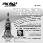 Eureka 3281 Vacuum Cleaner User Manual