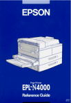Epson EPL-N4000 Printer User Manual