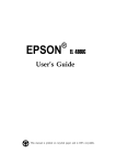 Epson EL 486UC Laptop User Manual