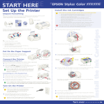 Epson 777i Printer Accessories User Manual
