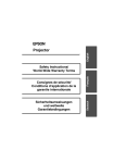 Epson 402169004 Projector User Manual