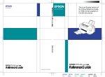 Epson 2000 Printer User Manual
