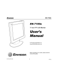 Envision Peripherals EN-7100e Computer Monitor User Manual