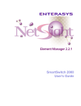 Enterasys Networks 2000 Switch User Manual