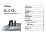 EnGenius Technologies DURAFON-1X Cordless Telephone User Manual