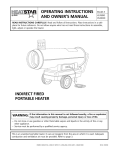 Enerco HS180ID Electric Heater User Manual