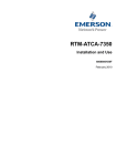Emerson RTM-ATCA-7350 Power Supply User Manual