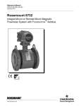 Emerson Process Management 8732 Oxygen Equipment User Manual