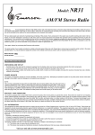 Emerson NR31 Stereo System User Manual