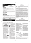 Emerson EWL2005 Flat Panel Television User Manual