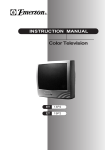Emerson ET 13P2, ET 19P2 CRT Television User Manual
