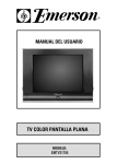 Emerson EMTV21785 CRT Television User Manual