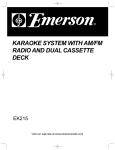 Emerson EK215 Stereo System User Manual