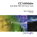 Emerson CC1000DM Network Card User Manual