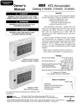 Emerson 214A400 Switch User Manual
