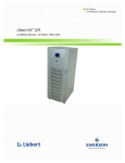 Emerson 10-30KVA Power Supply User Manual