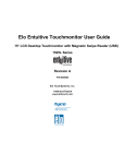 Elo TouchSystems 1525L Computer Monitor User Manual