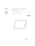 Elo TouchSystems 1247L Computer Monitor User Manual