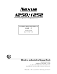Electro-Voice 1252 Computer Monitor User Manual