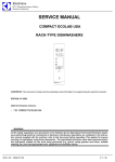 Electrolux 7.05 Compact Dishwasher User Manual