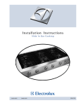 Electrolux 5995447108 Cooktop User Manual