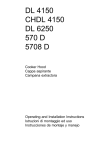 Electrolux 5708 D Ventilation Hood User Manual