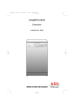 Electrolux 54750 Dishwasher User Manual