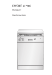 Electrolux 50740 Dishwasher User Manual