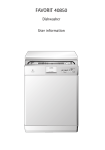 Electrolux 40660 i Dishwasher User Manual