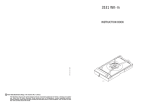 Electrolux 3531 WK-M Range User Manual