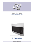 Electrolux 316495005 Microwave Oven User Manual