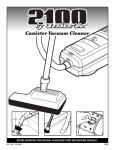 Electrolux 2100 Vacuum Cleaner User Manual