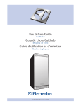 Electrolux 15 Refrigerator User Manual